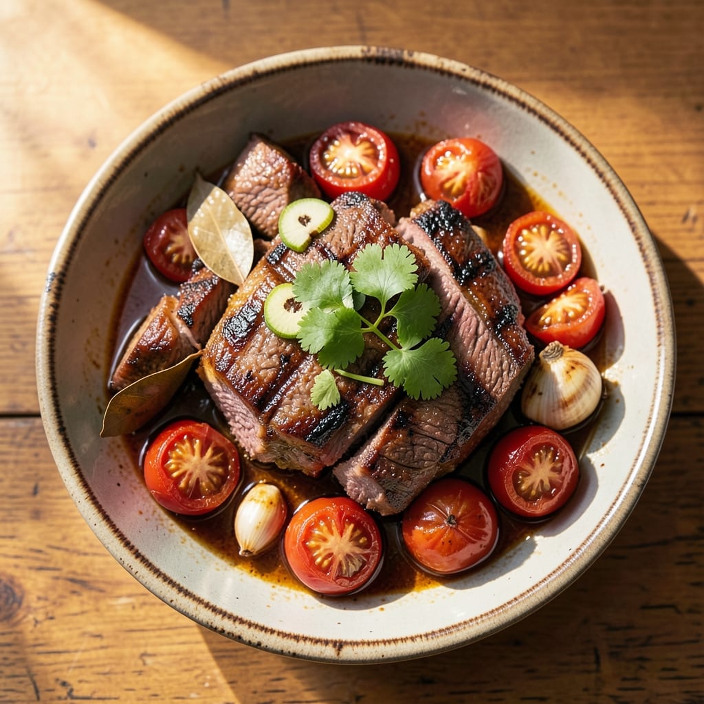 Beef Asado Kapampangan Recipe: Smoky Grill-Mastered Tender Cuts with Vinegar-Zest Bite