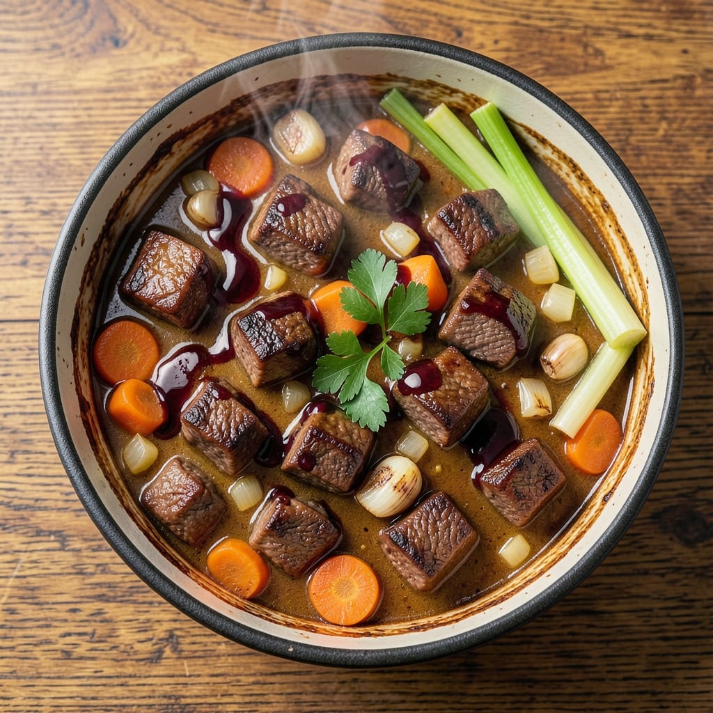 Beat Beef Stew Recipe: Slow-Braised Beef with Deep Onion Caramel