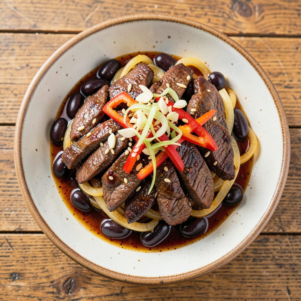 Beef and Black Bean Stir Fry Recipe: Wok-Heated Crispy Beef with Earthy Spice