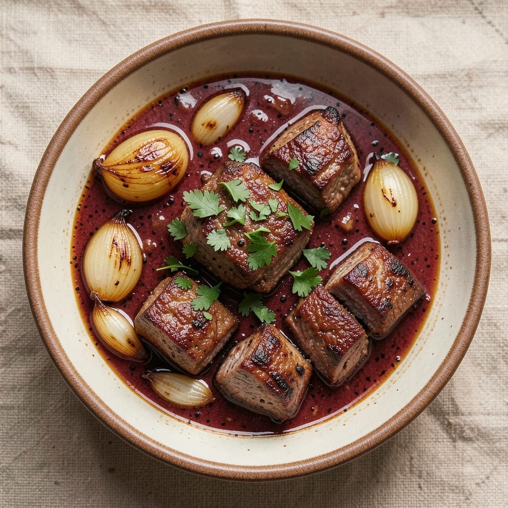 Beef and Onion Stew Recipe: Deep Onion Caramel and Slow-Braised Beef