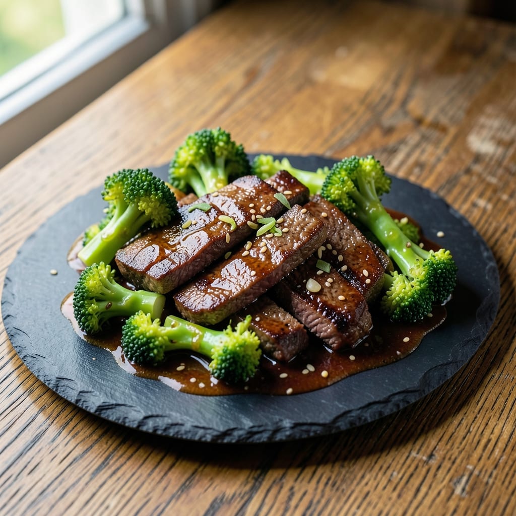 Beef and Broccoli Recipe by Tiffy Cooks: Wok-Hei Crispy Beef and Silky Broccoli