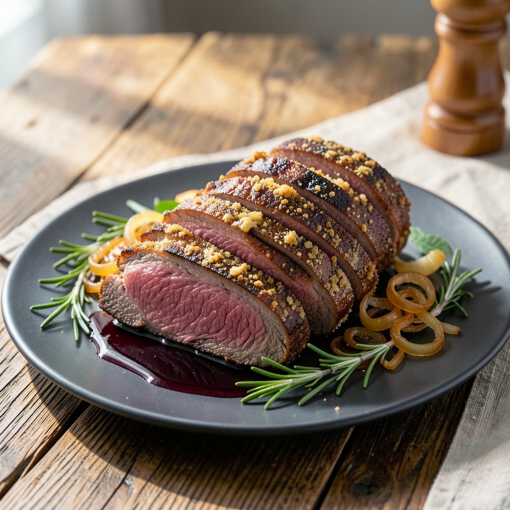 Awesome Roast Beef Recipe: Au Jus-Basted Tenderness with Crusty Top