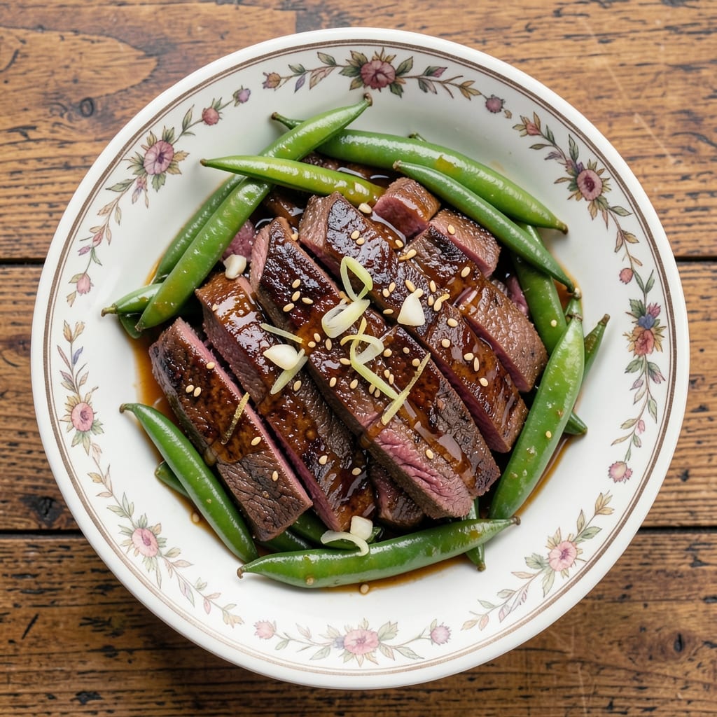 Beef and Sugar Snap Peas Recipe: Sweet-Glazed Stir-Fry in 20 Minutes