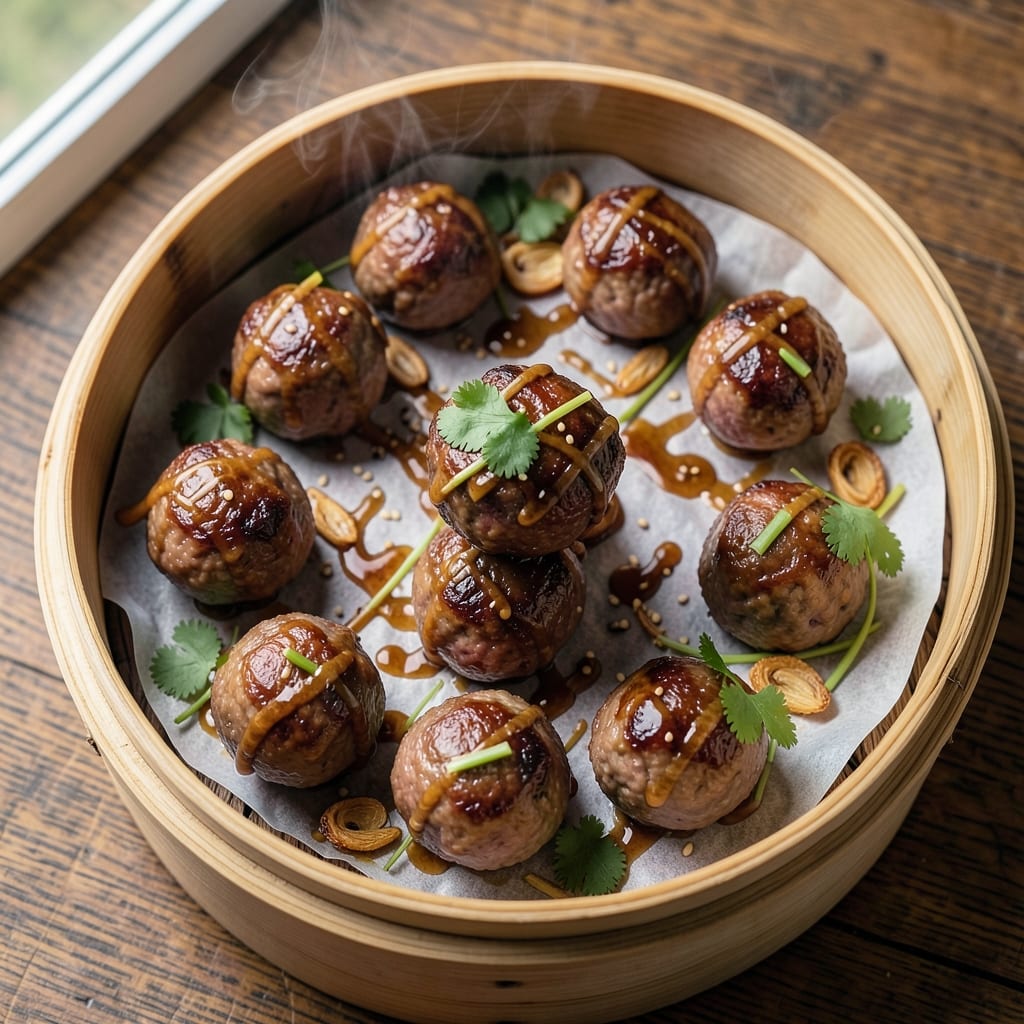 Beef Ball Dim Sum Recipe: Steamed Bites With Silky Wrapping and Savory Filling