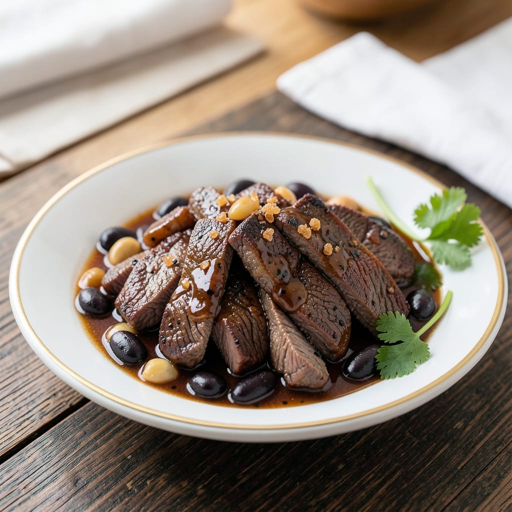 Beef and Black Bean Chinese Sauce Recipe: Wok-Hei Spice and Silky Bean Harmony
