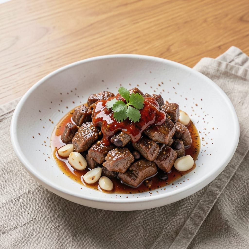 Bao Bun Beef Filling Recipe: Smoky Garlic-Chili Paste That Sticks Together