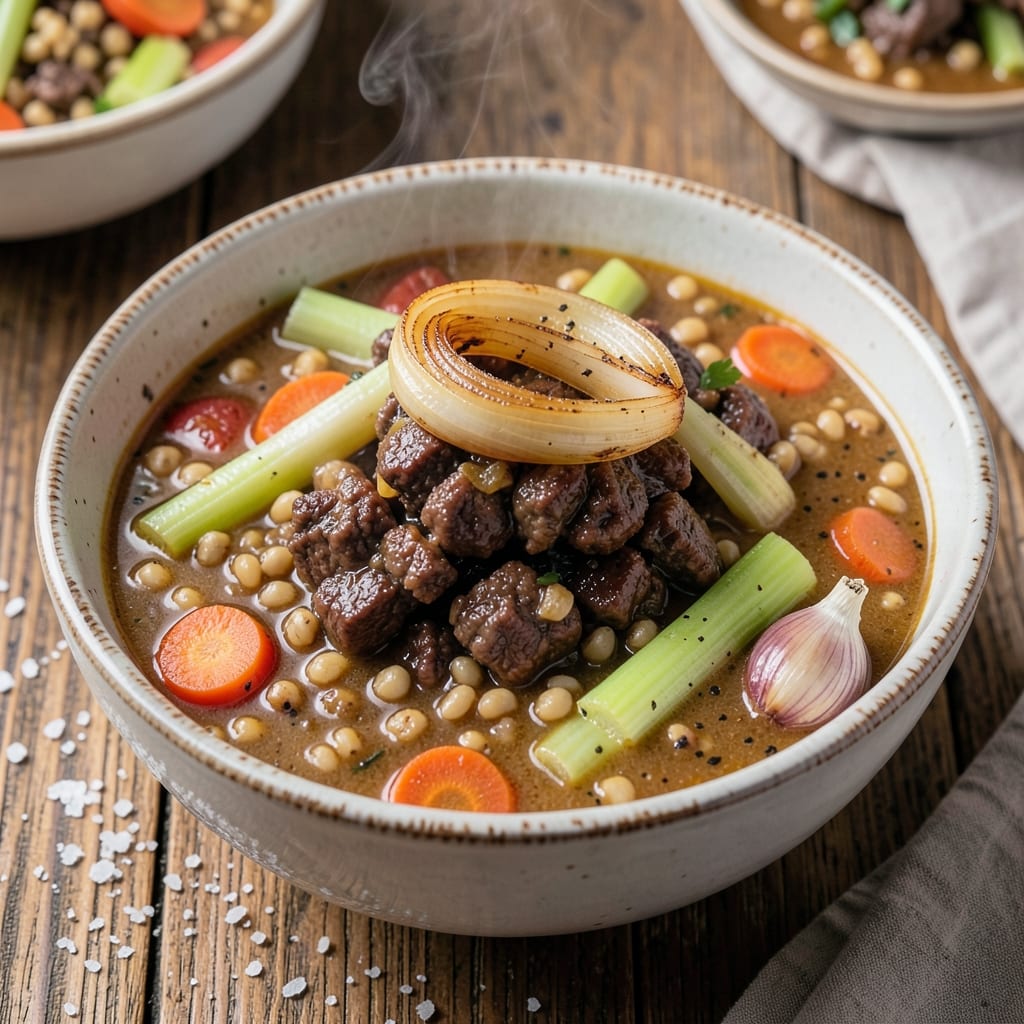 Beef Barley Soup Recipe With Hamburger: Savory Depth From Ground Beef and Chewy Grains