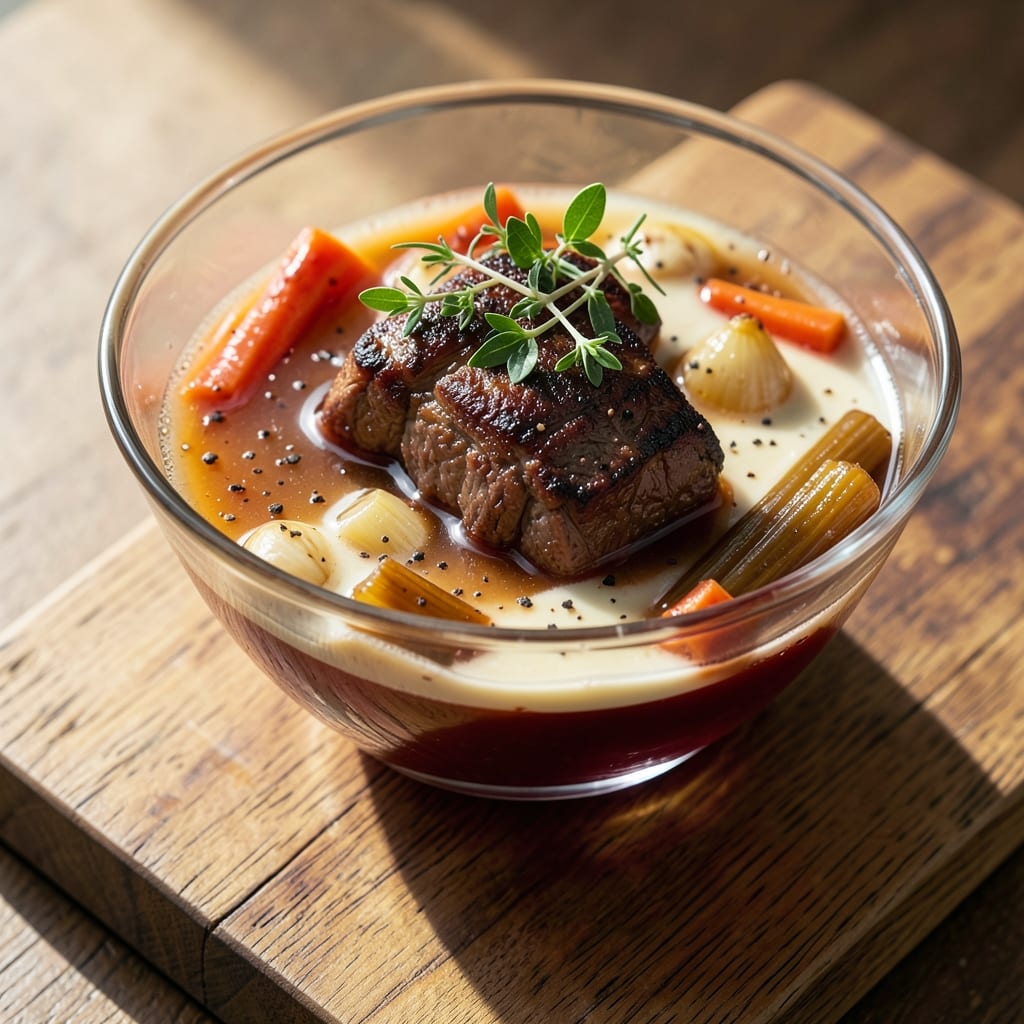 Beef Aspic Recipe: Gelatin-Glossed Meat and Herb Elegance