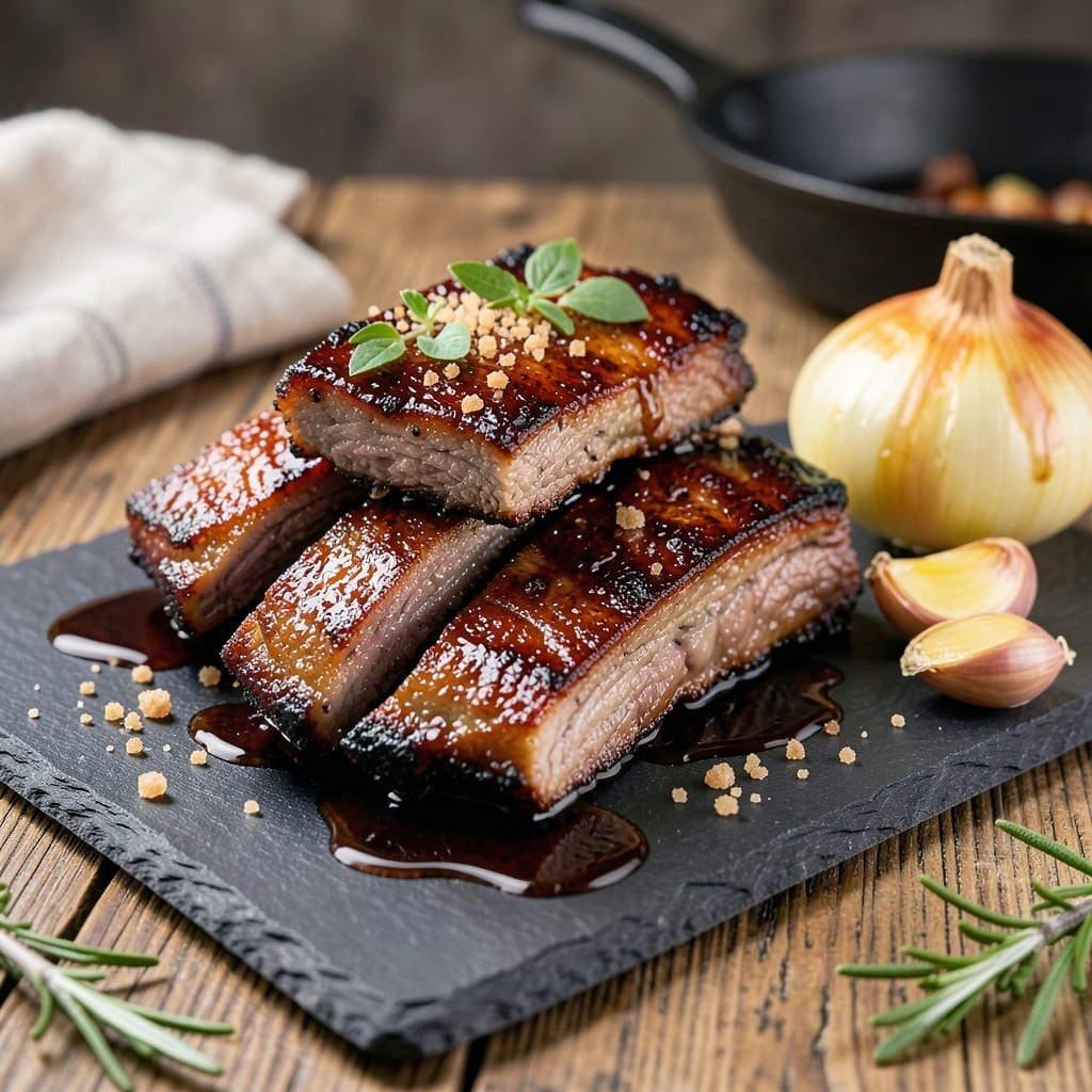 BBQ Boneless Beef Ribs Recipe: Smoky-Sweet Glaze That Caramelizes on Contact