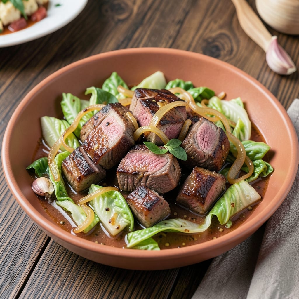 Beef and Cabbage Keto Recipe: Slow-Cooked Savory Simplicity With Cauliflower Rice