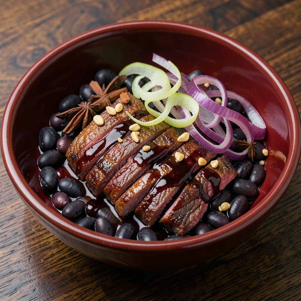 Beef and Black Bean Chinese Recipe: Wok-Heated Spice and Silky Texture Fusion