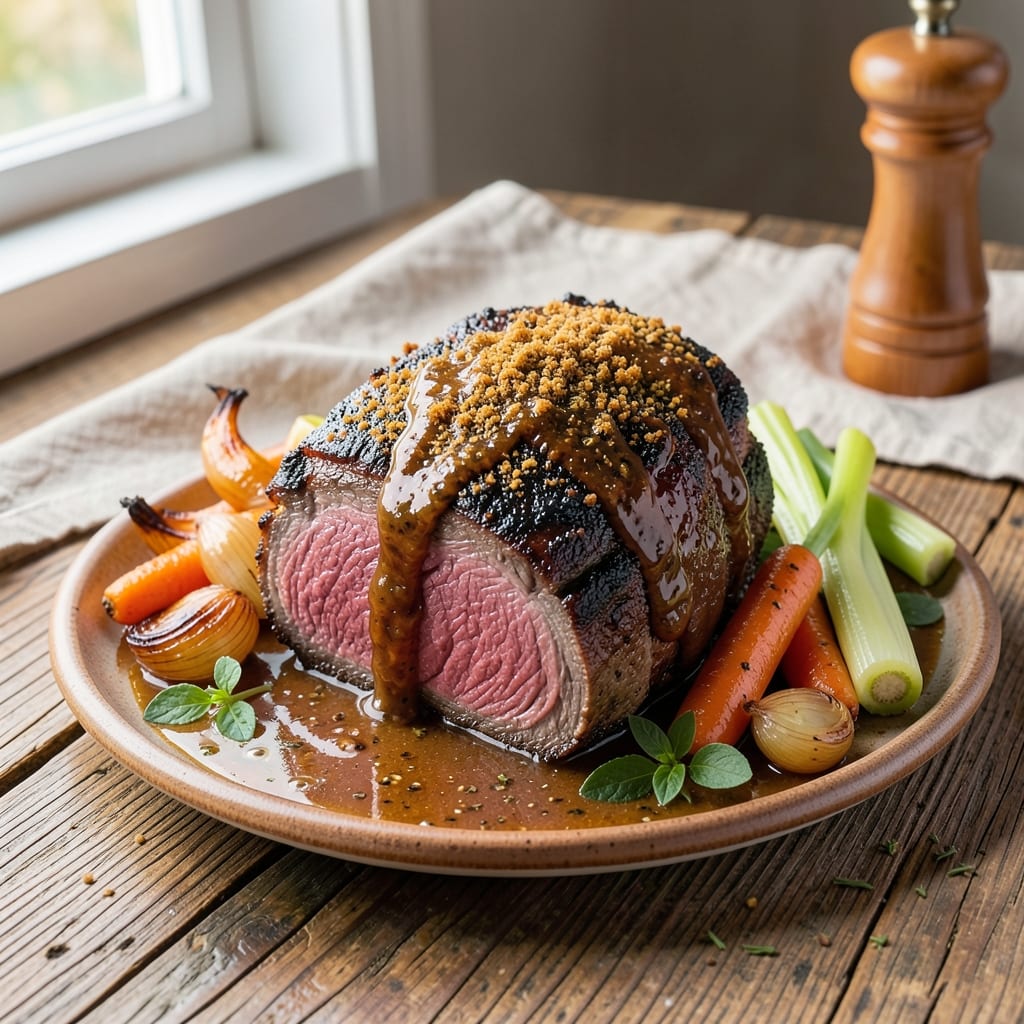 BBQ Beef Bottom Round Roast Recipe: Smoky Bark and Slow-Braised Richness
