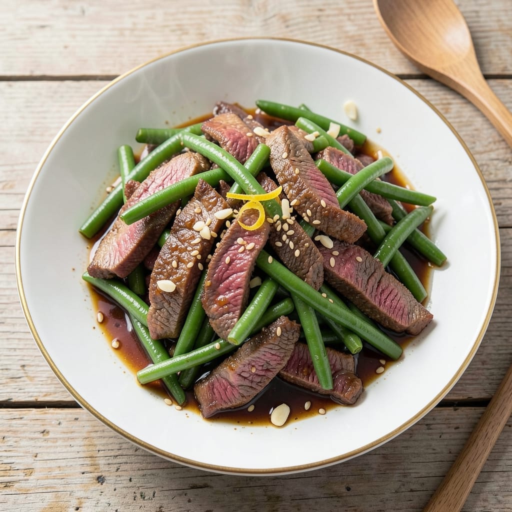 Beef and String Bean Stir Fry Recipe: Wok-Hei Crispy Beef with Snappy Green Beans