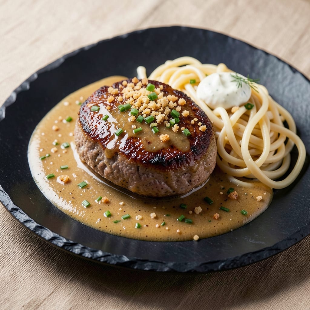 Banquet Salisbury Steak and Beef Stroganoff Recipe: One-Pan Creamy Beef Fusion