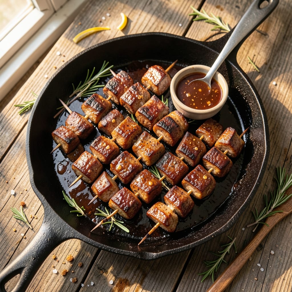BBQ Beef Kabobs Recipe: Charred, Juicy Bites With Smoky Grill Flavor