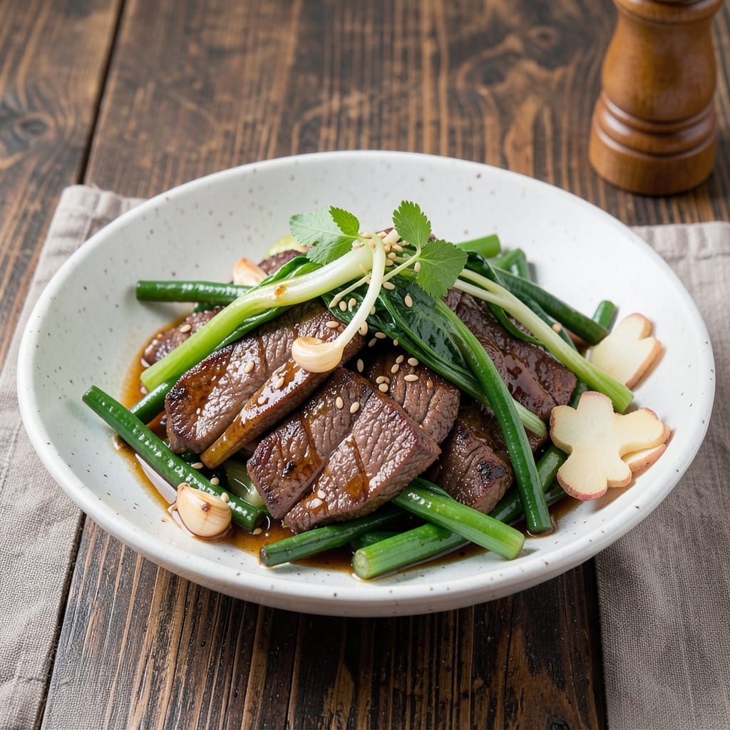 Beef and Greens Stir Fry Recipe: Wok-Heated Crispy Beef with Bright Greens