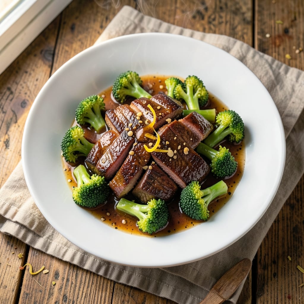 Beef and Broccoli Recipe With Baking Soda: Wok-Heated Crispy Beef and Silky Broccoli