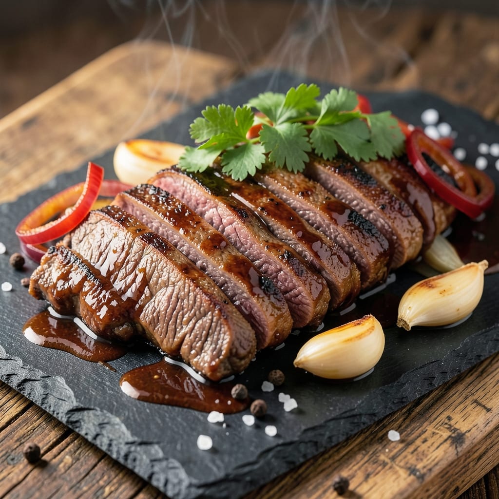BBQ Beef Skirt Steak Recipe: Smoky Char and Caramelized Sweetness
