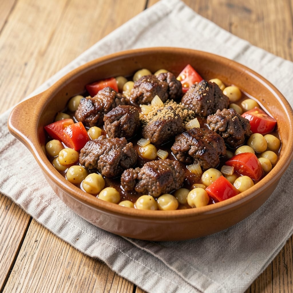 Beef and Chickpea Recipe: Moroccan-Spiced One-Pot Wonder