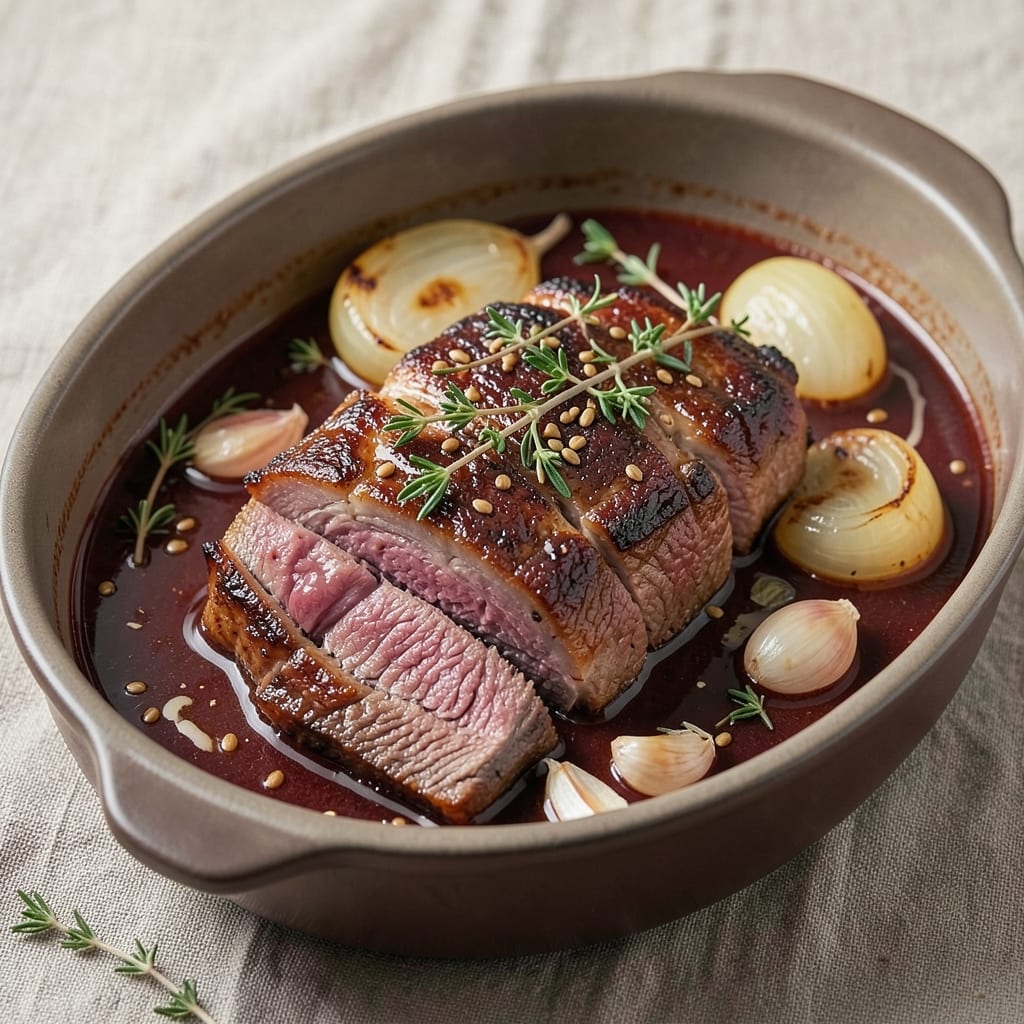 Bavarian Beef Recipe: Slow-Braised with Caramelized Onion Layers