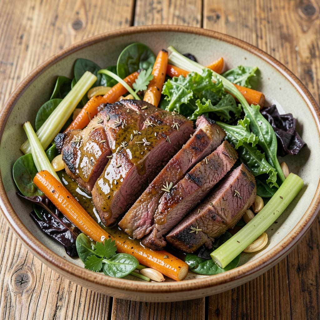 Beef and Greens Recipe: Slow-Simmered Richness With Deep Umami Flavor