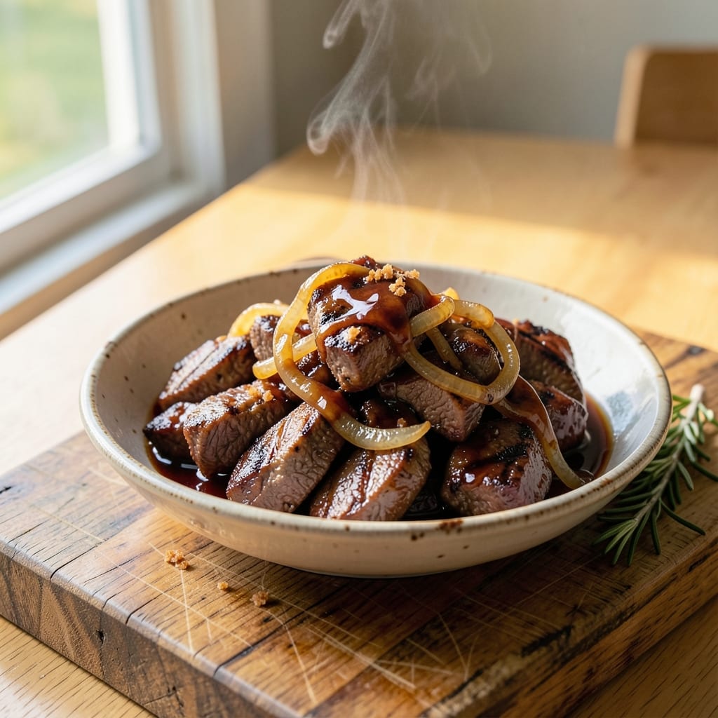 Barbecue Beef Tips Recipe: Smoky, Sweet Caramelized Bites in One Pan