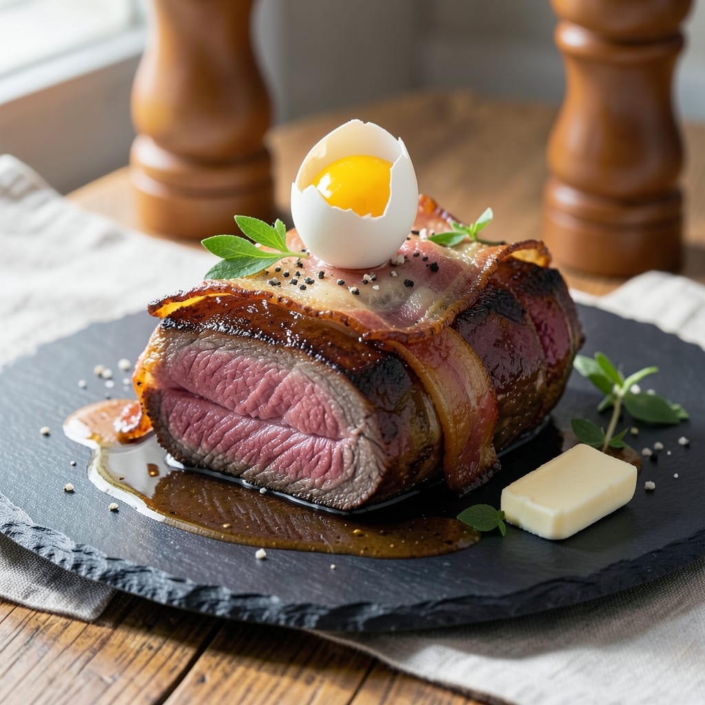Bacon-Wrapped Beef Sirloin Filet Recipe: Smoky Crispy Edges and Juicy Core