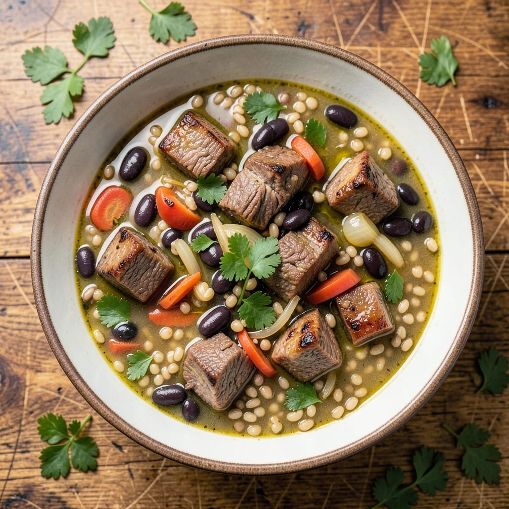 Beef Barley Bean Soup Recipe: Hearty One-Pot Meal With Savory Depth