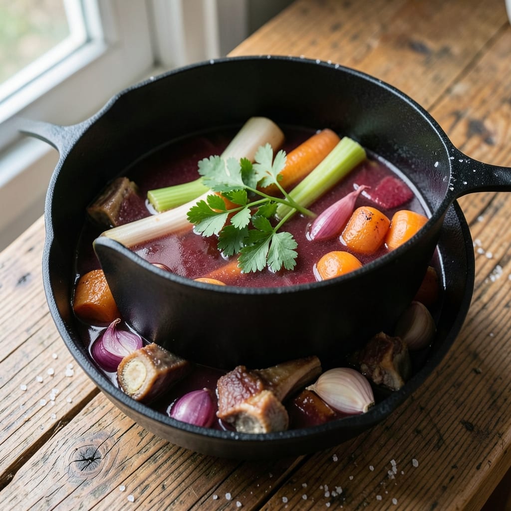 Barefoot Contessa Beef Stock Recipe: Deep Umami Base From Simmered Bones and Herbs