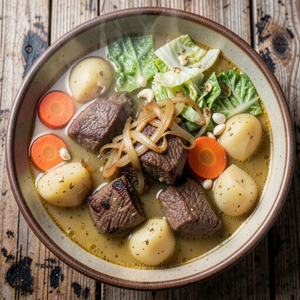 Beef and Cabbage Soup Recipe with Potatoes: One-Pot Heartiness in 30 Minutes