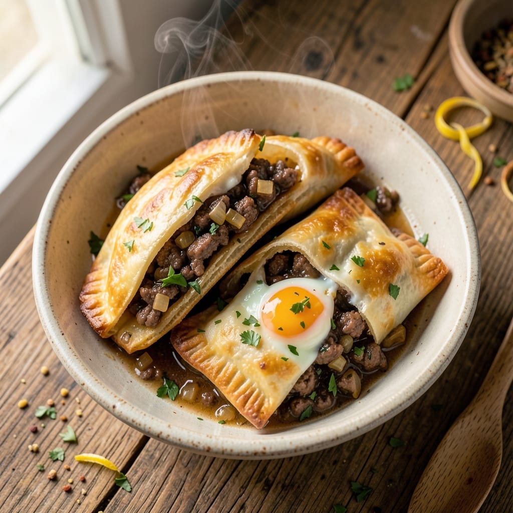 Beef and Egg Empanadas Recipe: Flaky Layers With Savory-Sweet Filling