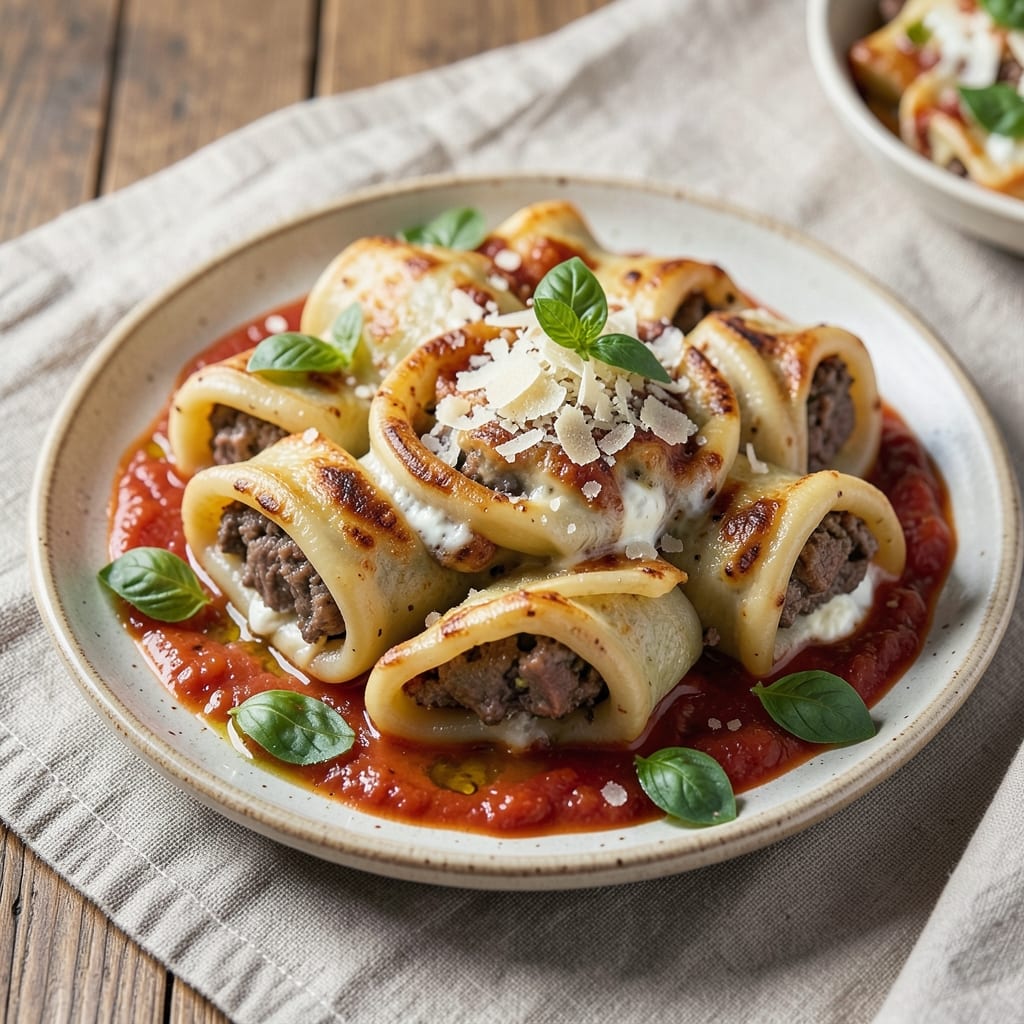 Beef and Pork Cannelloni Recipe: Layered Italian Comfort With Herbed Meat Filling