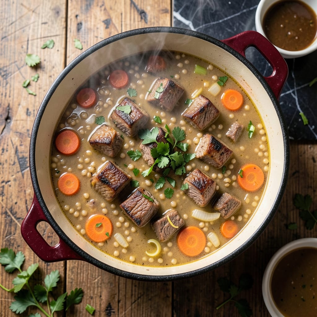 Beef Barley Soup Recipe: Dutch Oven Deep Flavor in One Pot
