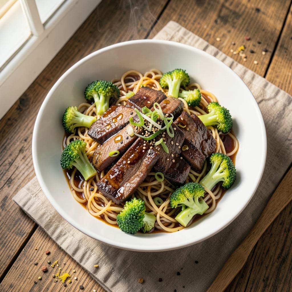 Beef and Broccoli Ramen Stir Fry Recipe: Bold Wok-Hei Beef and Chewy Noodle Fusion