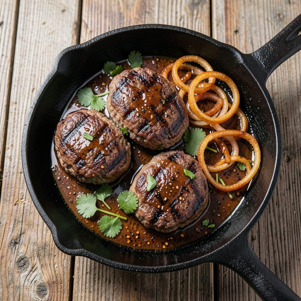 Barbecue Beef Patties Recipe: Smoky-Grilled Juiciness With Caramelized Edges