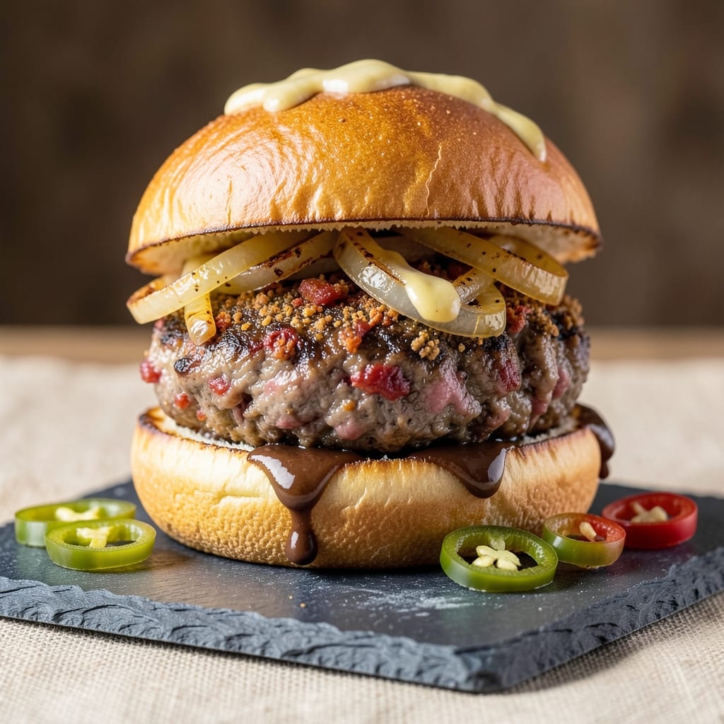 Beef and Chorizo Burgers Recipe: Smoky-Spiced Patties With Crispy Edges