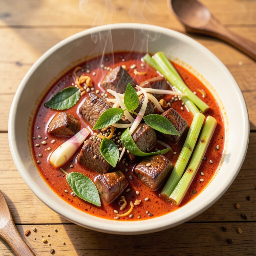 Authentic Thai Beef Curry Recipe: Fragrant Lemongrass and Kaffir Lime Magic