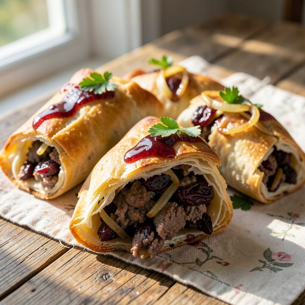 Beef and Raisin Empanadas Recipe: Sweet-Savory Pastry Bites With Flaky Crust