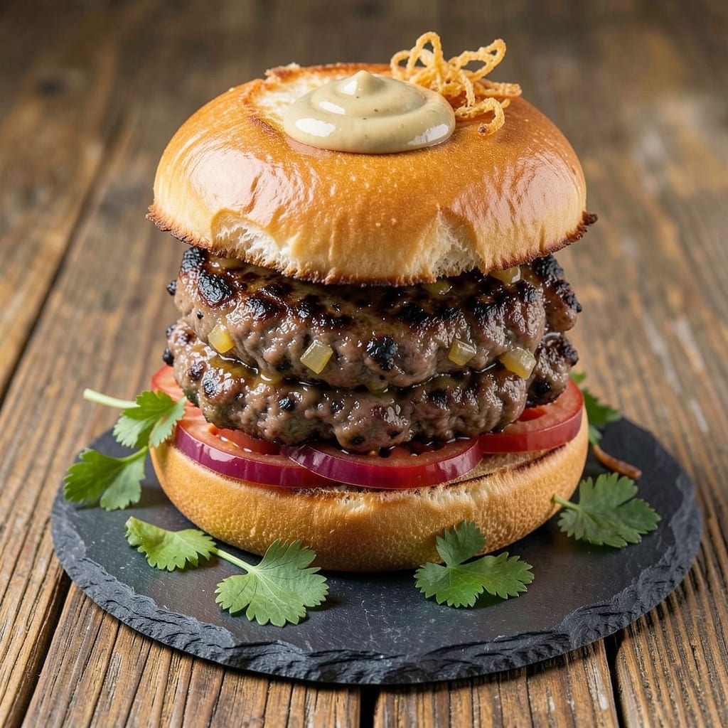 Beef and Bean Burgers Recipe: Hearty Veggie-Packed Patties With Umami Depth