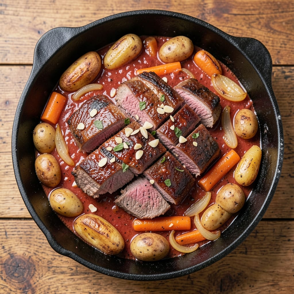 Beef and Vegetable Casserole Recipe: One-Pot Heartiness With Caramelized Roots