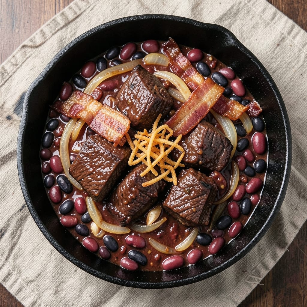 Beef and Bacon Chili Recipe: Deep Smoky Flavor With Crispy Bacon Bits