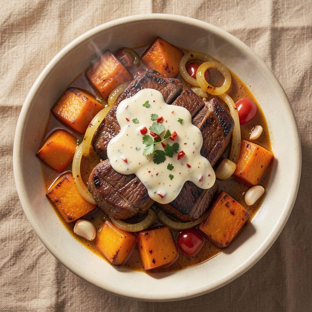 Beef and Sweet Potato Curry Recipe: Spiced Coconut Depth in One Pot