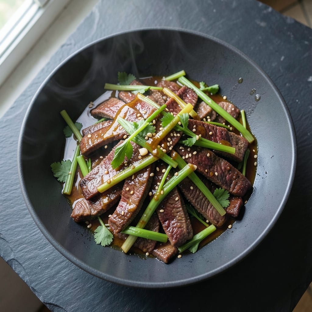 Beef and Pechay Recipe: Wok-Hei Crispy Beef with Silky Greens