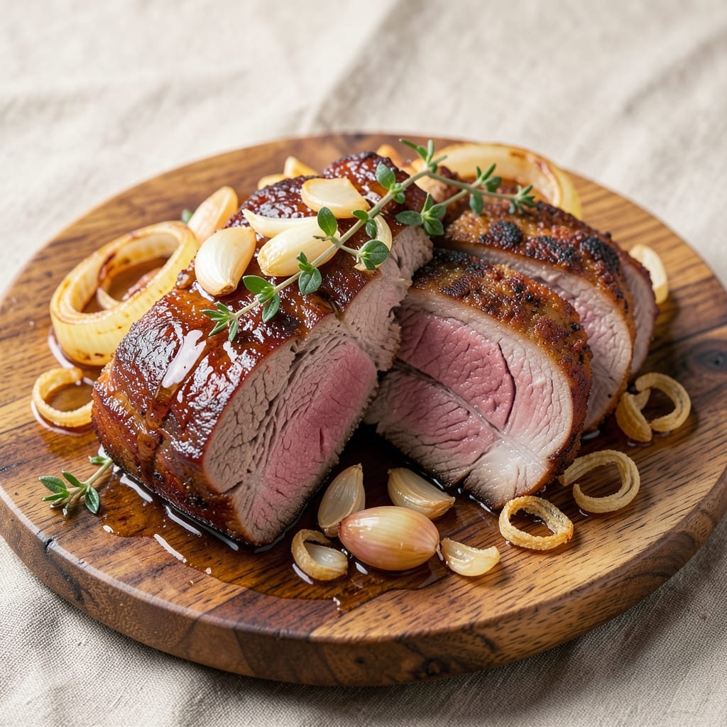 Beef and Pork Recipe: Smoky Paprika-Kissed Braise With Caramelized Onions