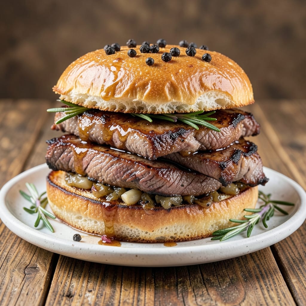 Baked Roast Beef Sandwiches Recipe: Slow-Braised Meat with Crusty Bun Crunch