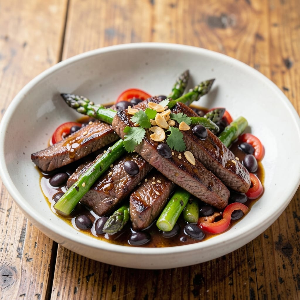 Beef Asparagus Black Bean Sauce Recipe: Umami-Rich Stir-Fry in 25 Minutes