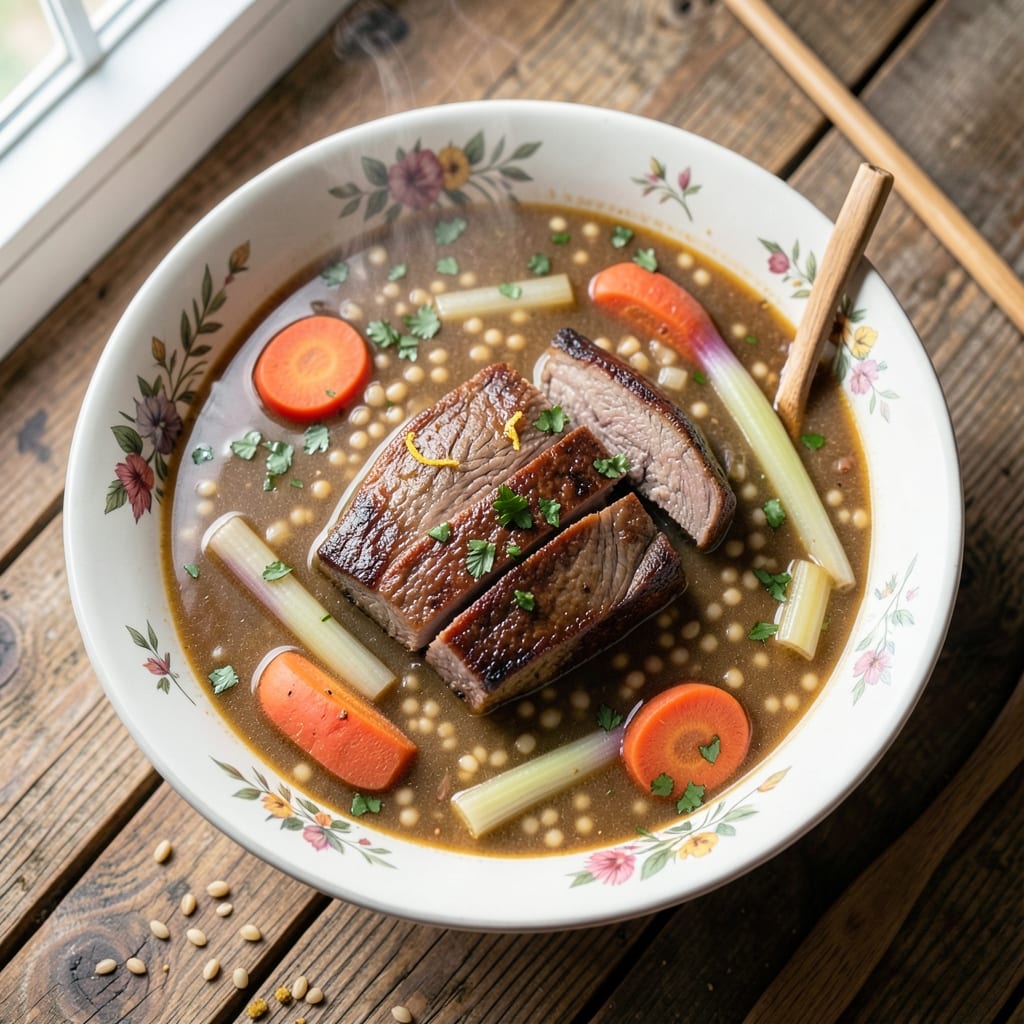 Natasha's Kitchen Beef Barley Soup Recipe: Hearty Winter Stew With Perfectly Plump Barley