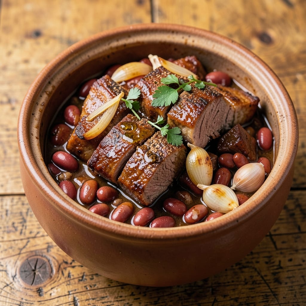 Beans and Beef Crock Pot Recipe: Smoky Paprika-Kissed Meat and Caramelized Onions