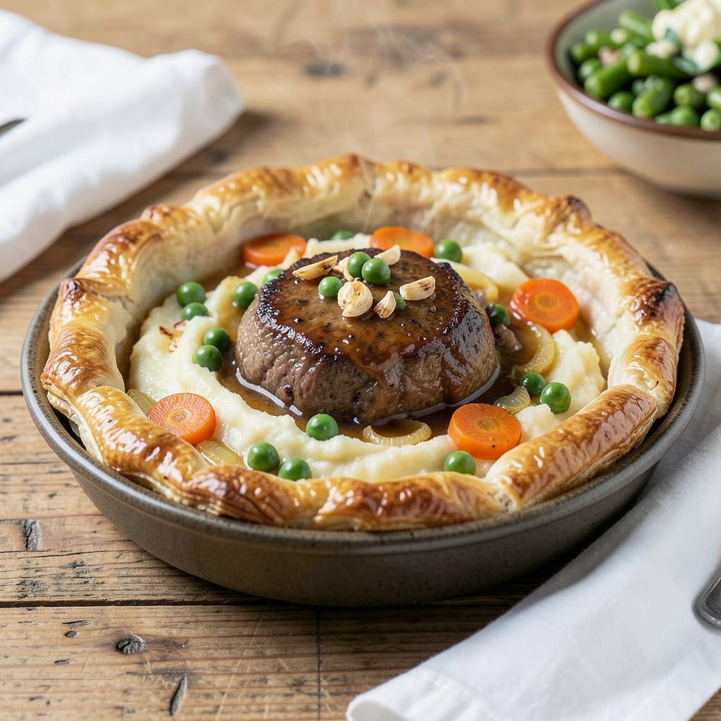 Banquet Beef Pot Pie Recipe: Flaky Crust and Savory Meat in One Dish