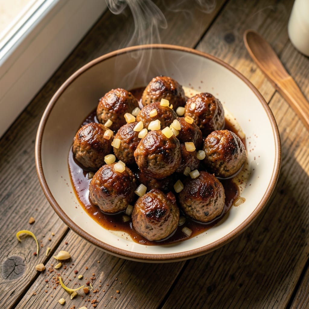 BBQ Beef Meatballs Recipe: Smoky-Sweet Glaze That Sticks to Every Bite